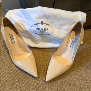 Prada Women's Beige Heels